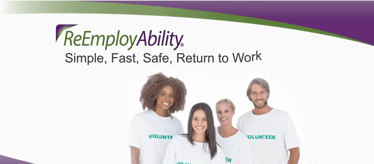 REEmploy Ability logo with smiling women