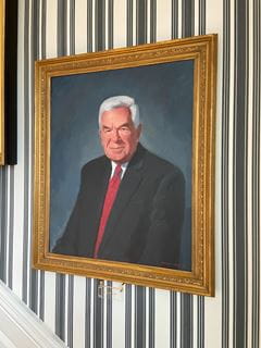 R. Cary Blair Portrait, located at the Westfield Home Office