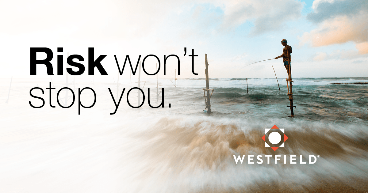 Westfield Small Business Risk Won't Stop You Social Ad