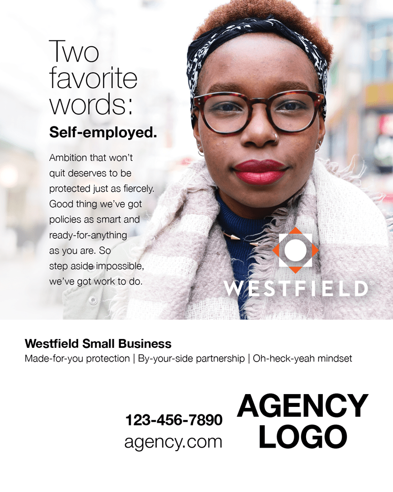 Westfield Small Business Office Self Employed Print Ad