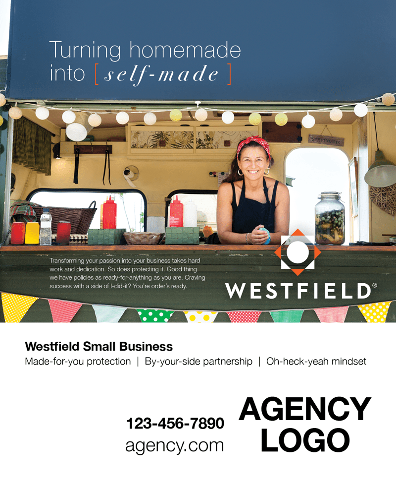 Westfield Small Business Hospitality Self Made Print Ad