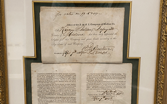 Westfield Agency Contract from the 1860s